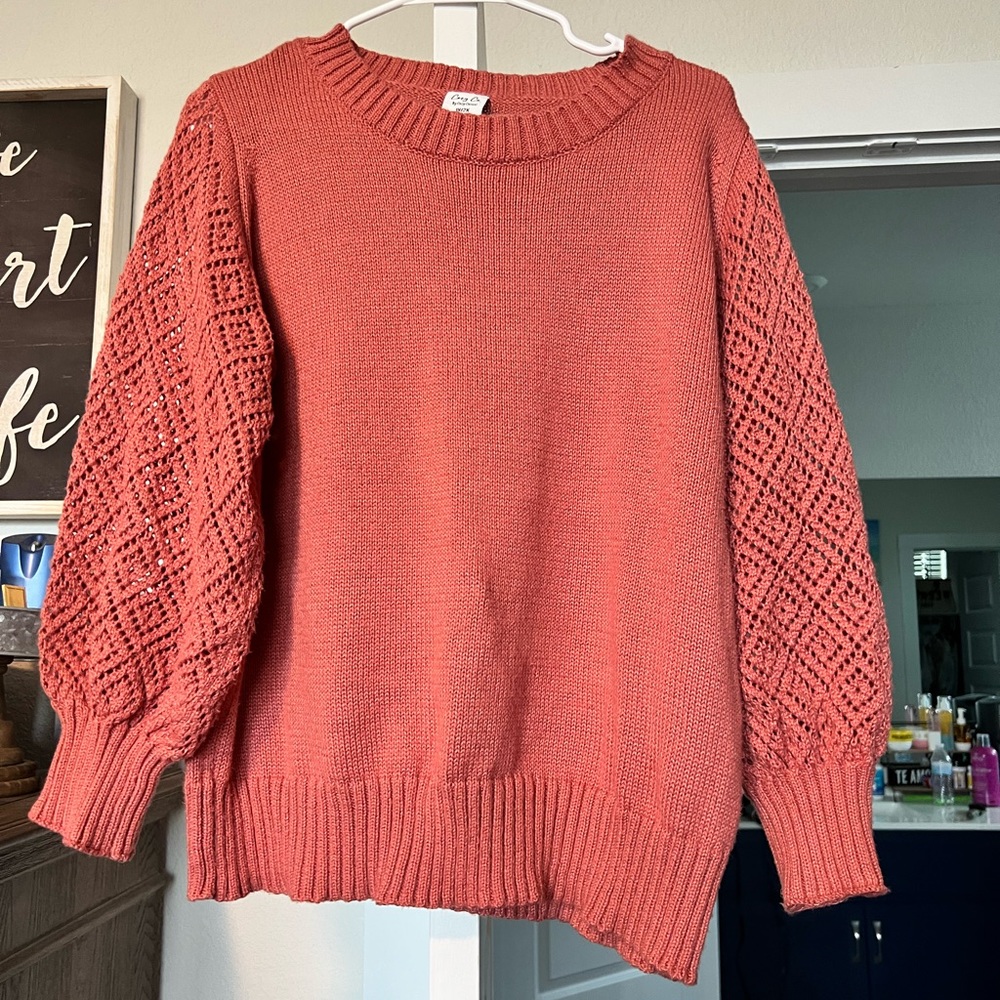 Dusty rose sweater